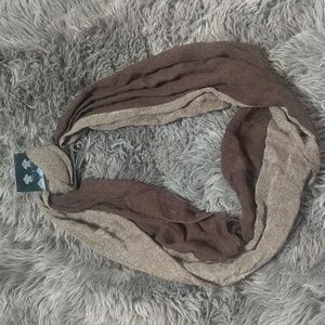 Men's Brown & Oatmeal Figure 8 Scarf